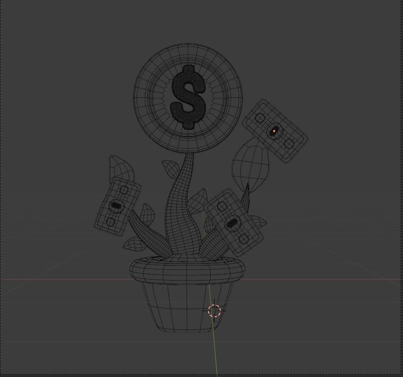 Finance 3d Illustration Icon Pack 3D model_92