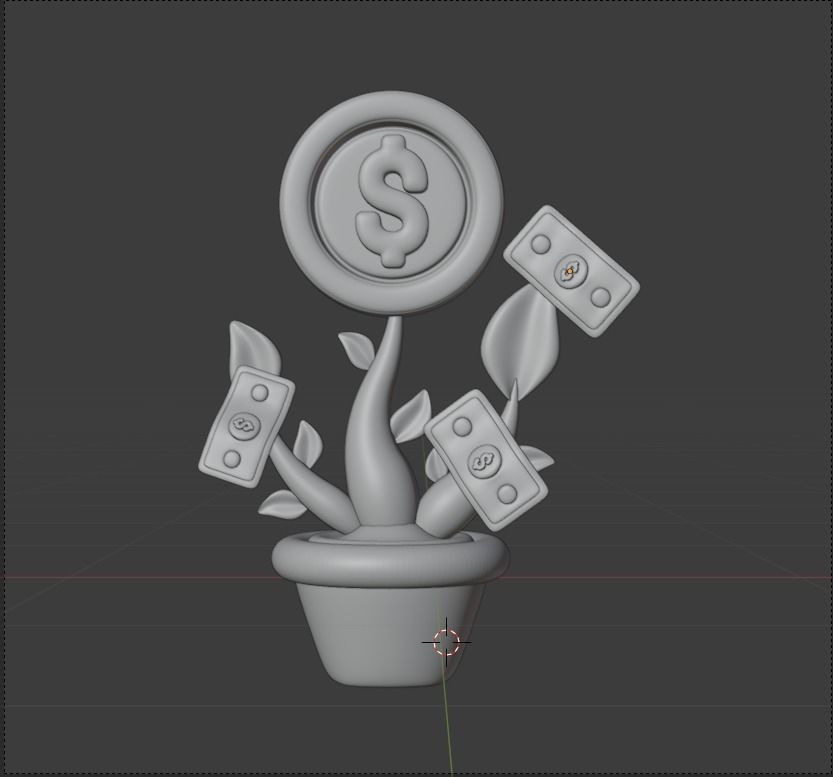 Finance 3d Illustration Icon Pack 3D model_93