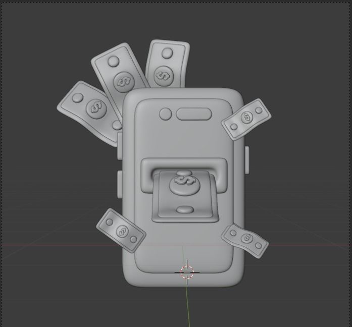 Finance 3d Illustration Icon Pack 3D model_79