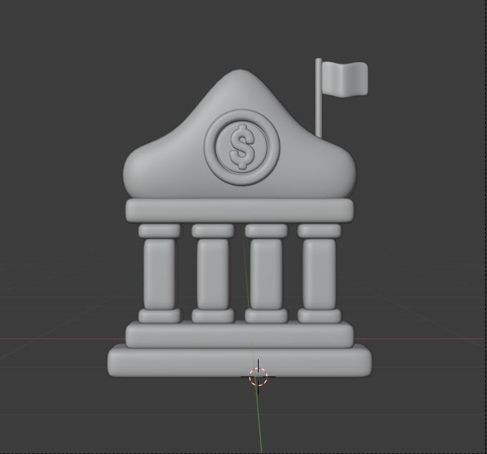 Finance 3d Illustration Icon Pack 3D model_94