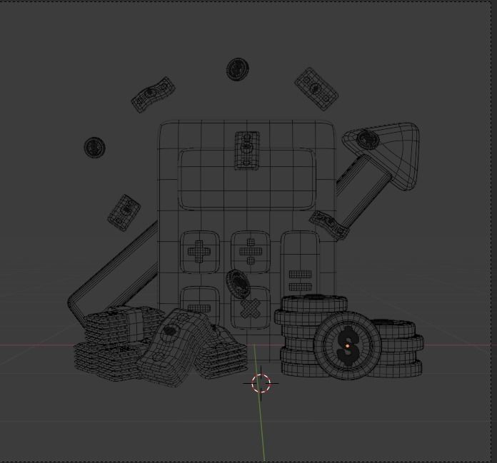 Finance 3d Illustration Icon Pack 3D model_54