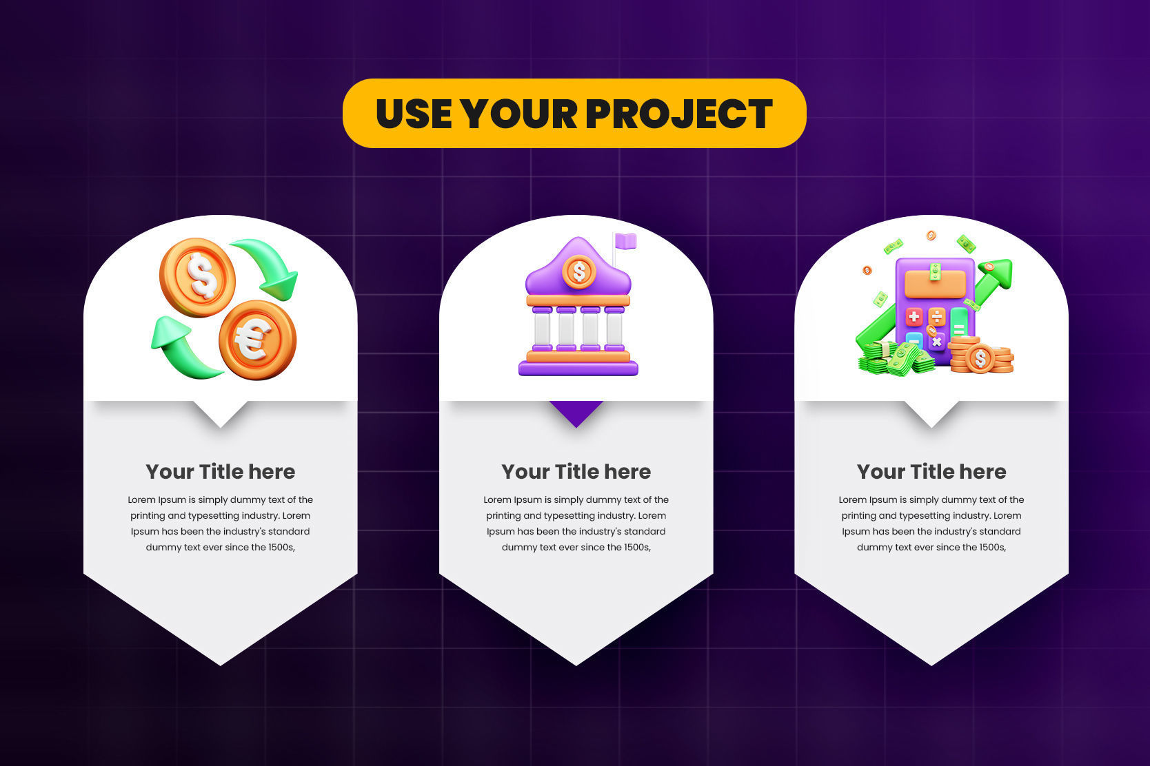 Finance 3d Illustration Icon Pack 3D model_4