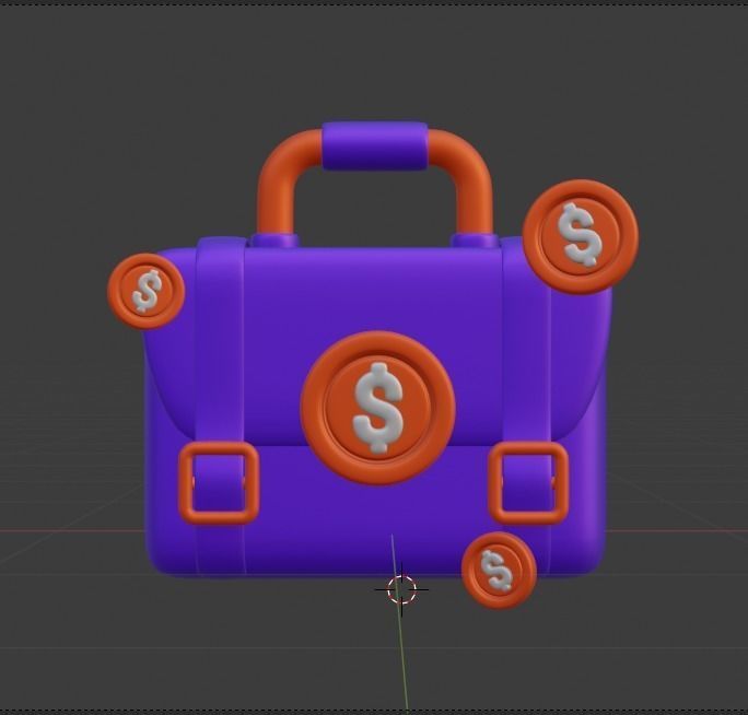 Finance 3d Illustration Icon Pack 3D model_43