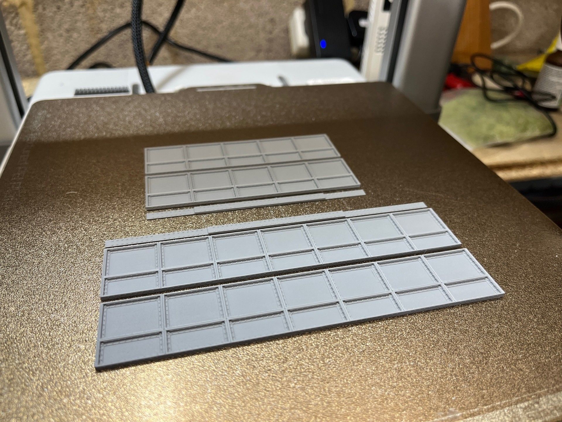 Model Railway Plate Girder Bridge Sides FDM and Resin 3D print model_2