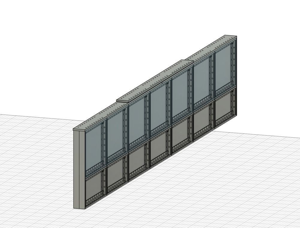 Model Railway Plate Girder Bridge Sides FDM and Resin 3D print model_5
