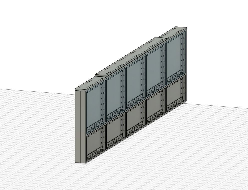Model Railway Plate Girder Bridge Sides FDM and Resin 3D print model_6
