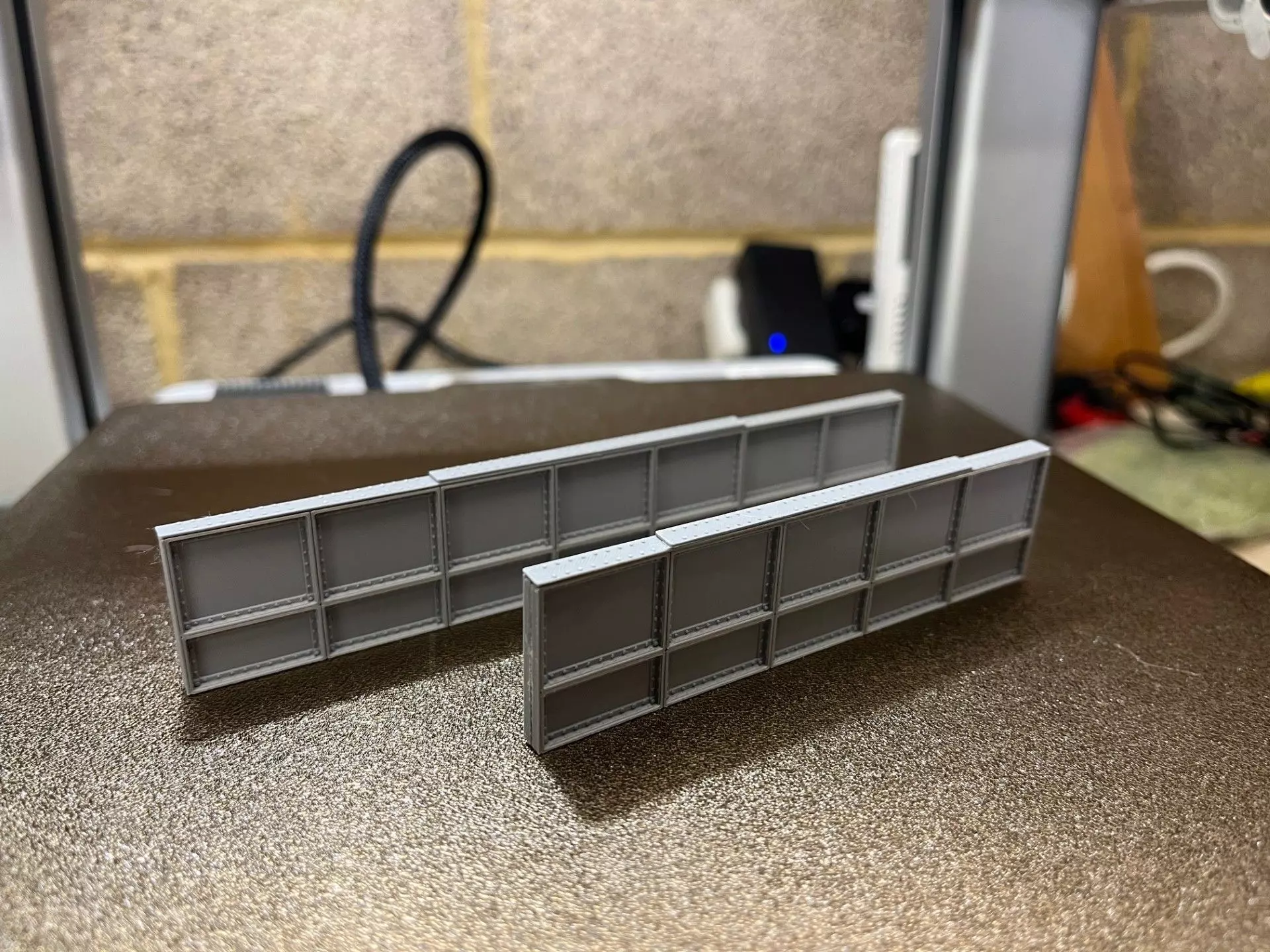 Model Railway Plate Girder Bridge Sides FDM and Resin 3D print model_0