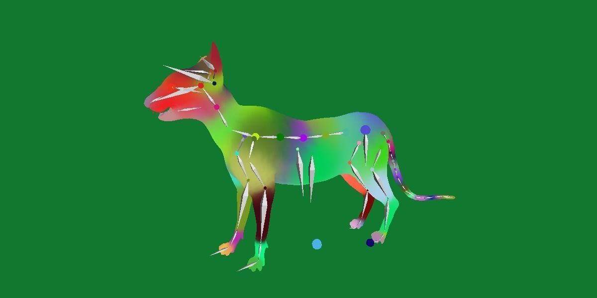 Peterbald Oriental Cat Low-poly 3D model_32