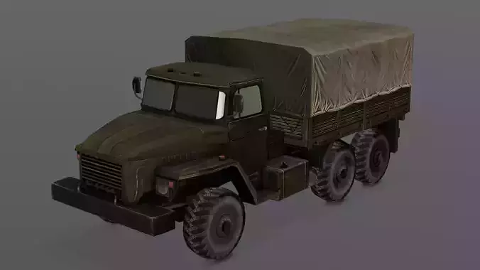 Load Truck 3D Model 