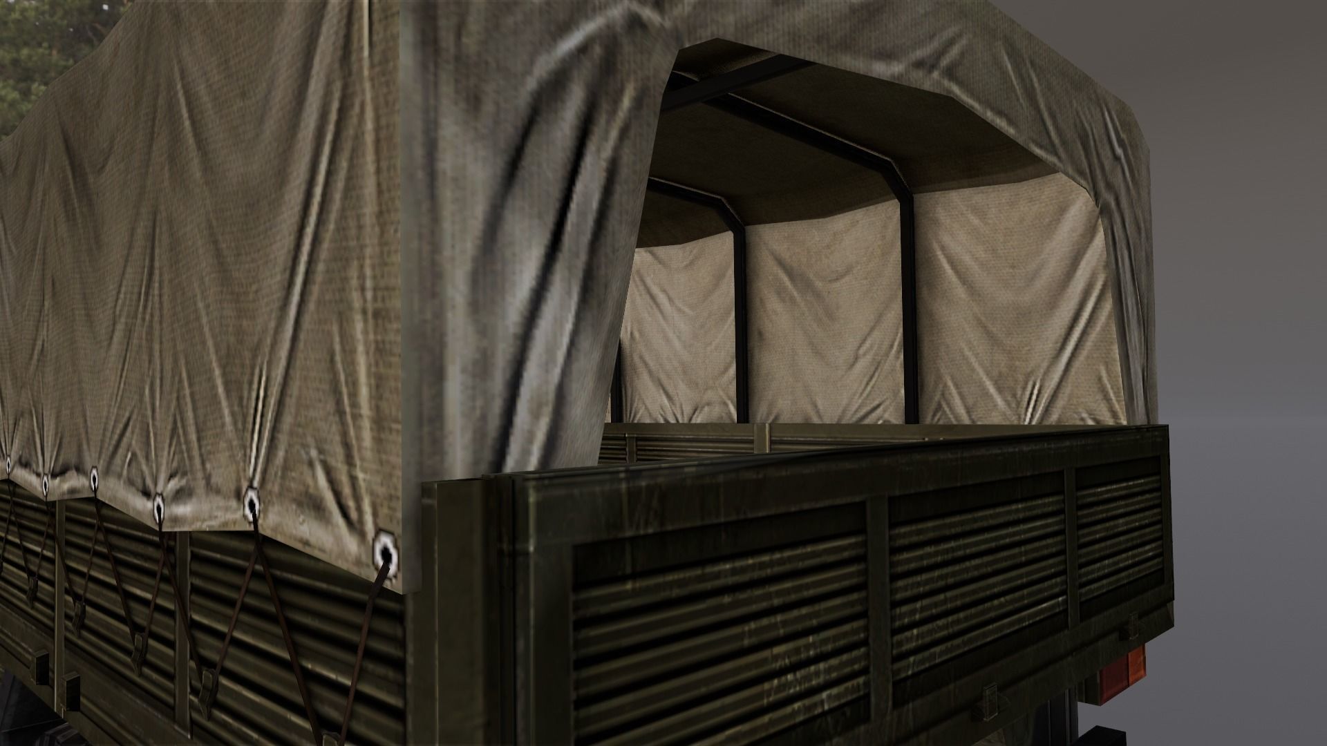 Load Truck 3D Model Low-poly 3D model_12