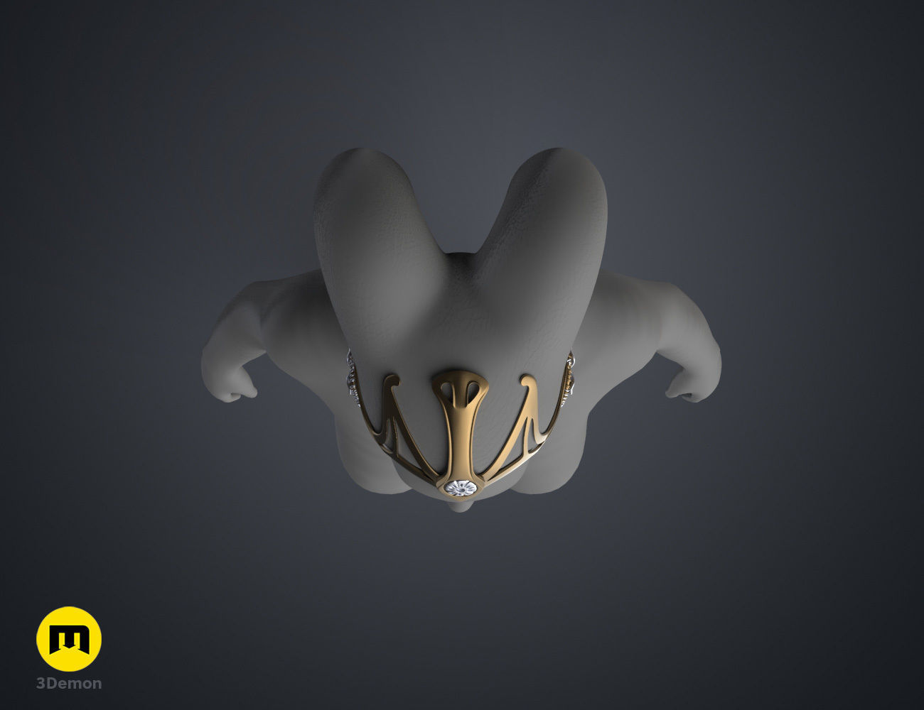 Garsa Fwips Headpiece - Star Wars Book of Boba Fett 3D print model_5