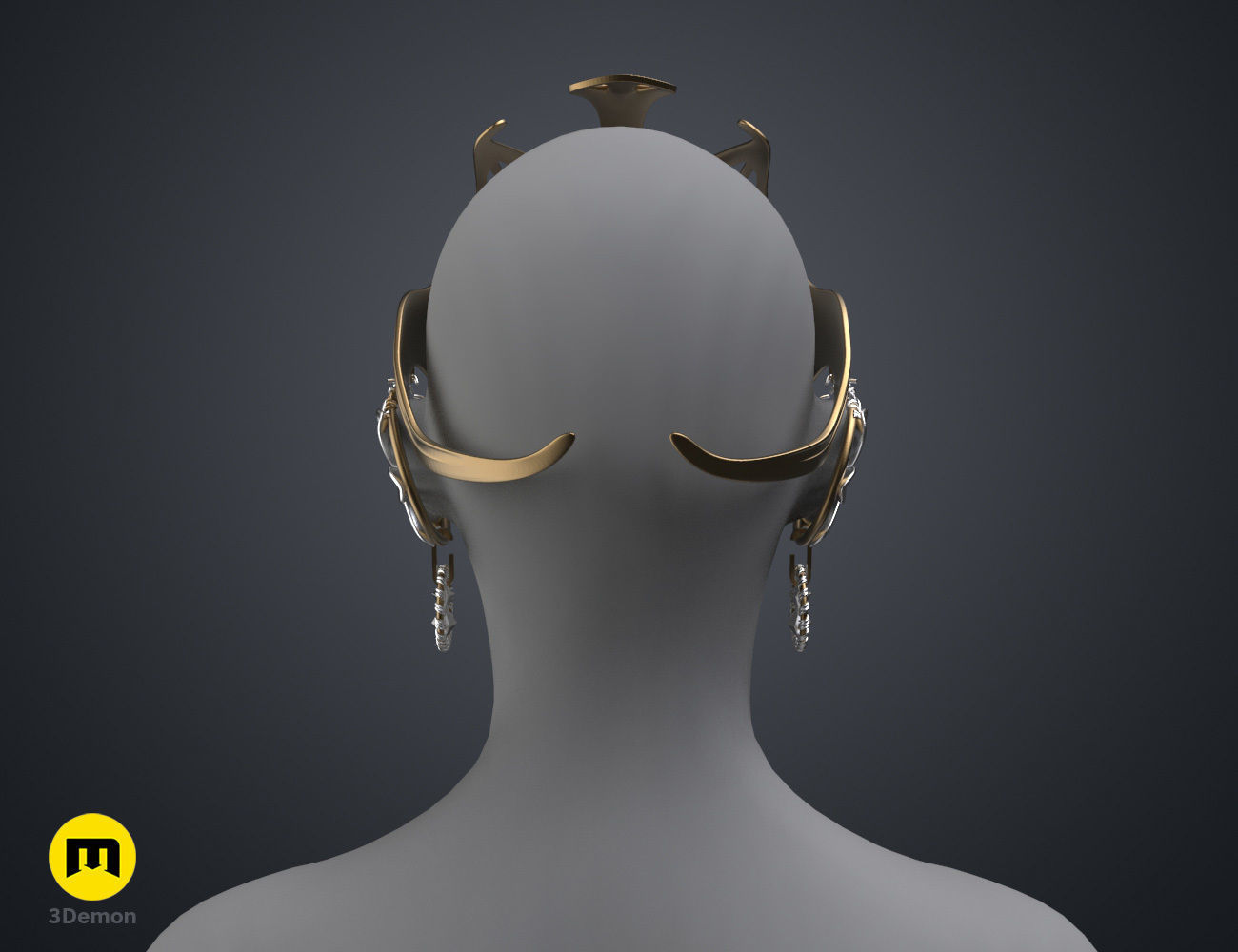 Garsa Fwips Headpiece - Star Wars Book of Boba Fett 3D print model_21