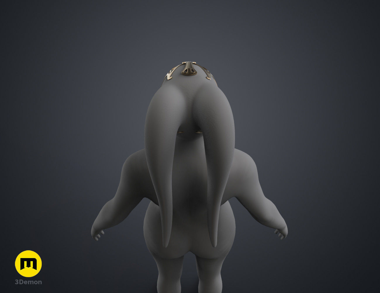 Garsa Fwips Headpiece - Star Wars Book of Boba Fett 3D print model_30