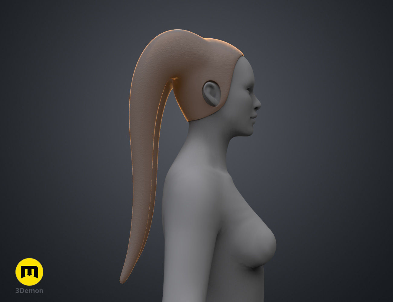 Garsa Fwips Lekku Mold - Star Wars Book of Boba Fett 3D print model_10