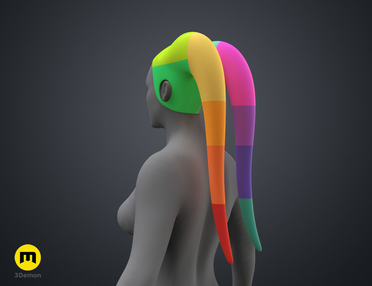 Garsa Fwips Lekku Mold - Star Wars Book of Boba Fett 3D print model_8