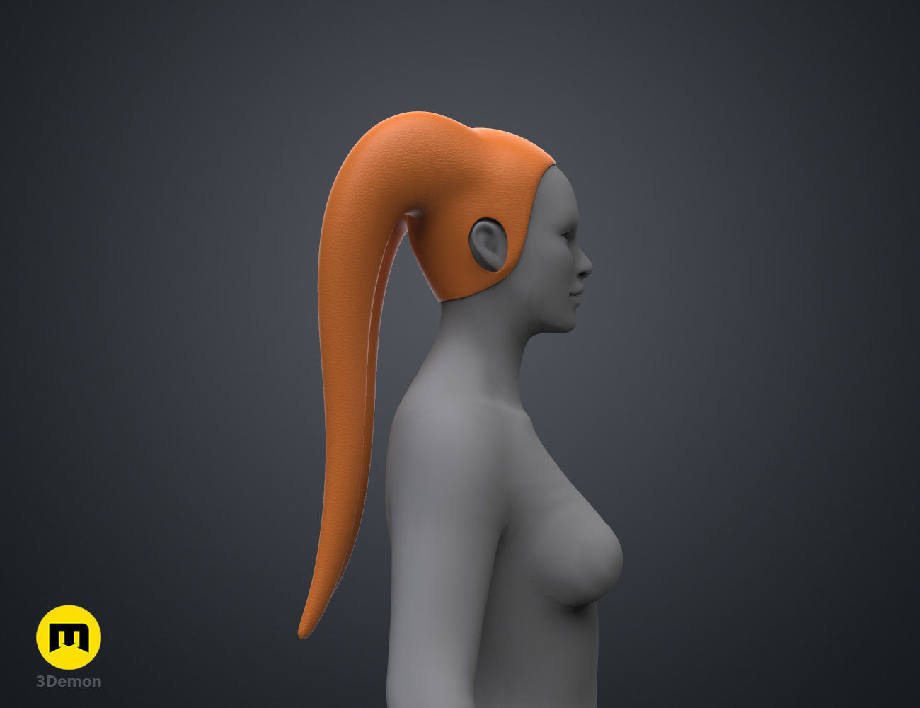 Garsa Fwips Lekku Mold - Star Wars Book of Boba Fett 3D print model_2