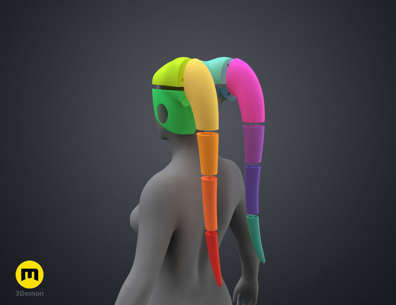 Garsa Fwips Lekku Mold - Star Wars Book of Boba Fett 3D print model_9