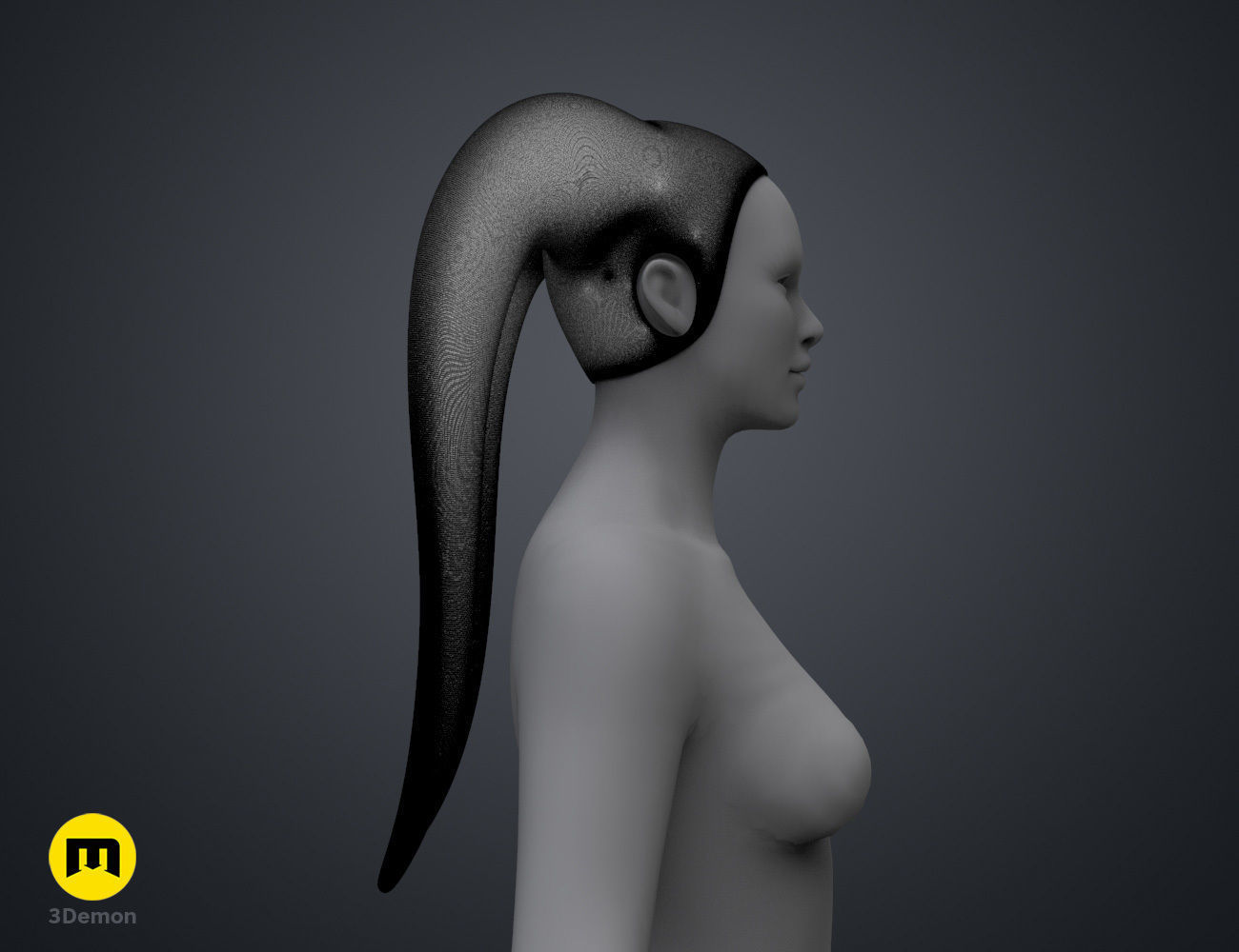 Garsa Fwips Lekku Mold - Star Wars Book of Boba Fett 3D print model_11