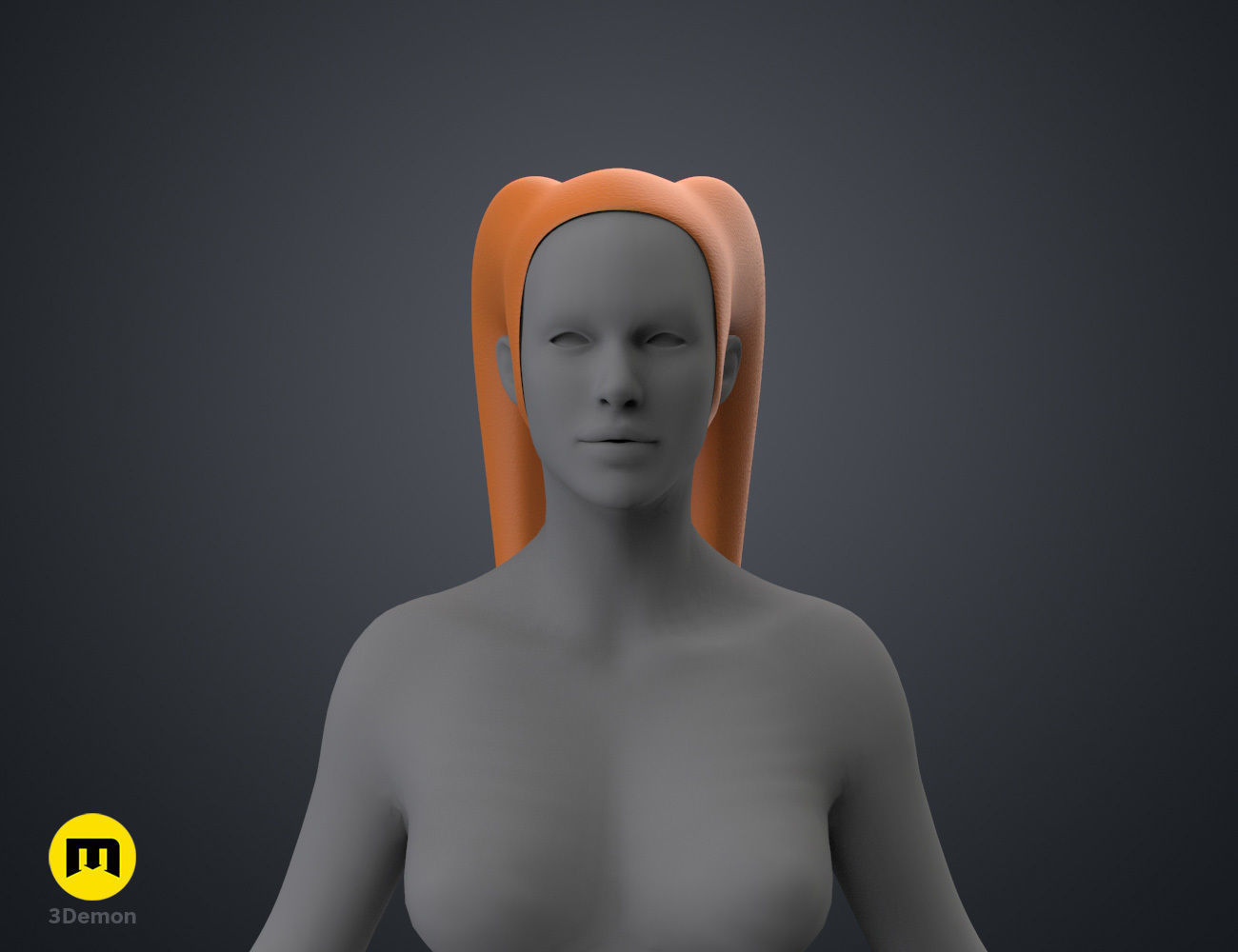 Garsa Fwips Lekku Mold - Star Wars Book of Boba Fett 3D print model_1