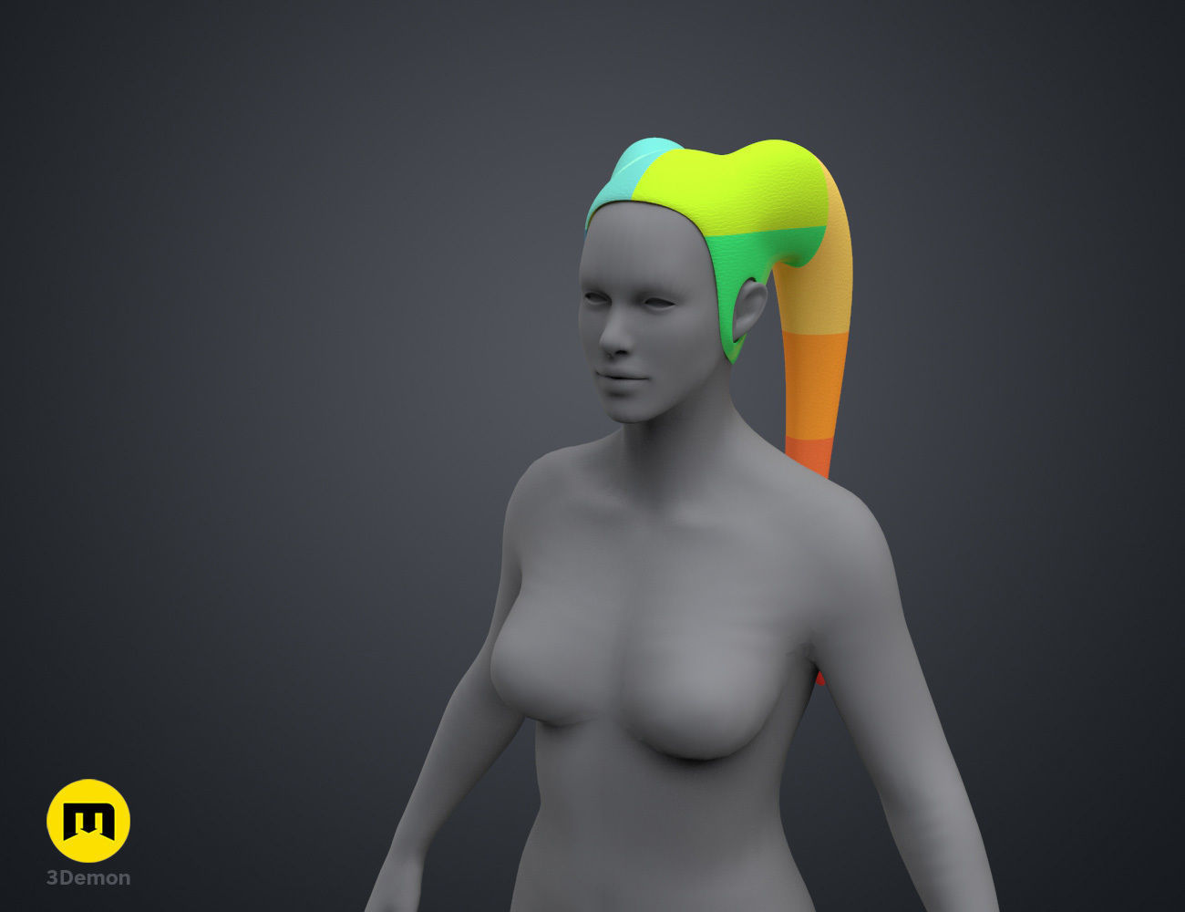 Garsa Fwips Lekku Mold - Star Wars Book of Boba Fett 3D print model_7