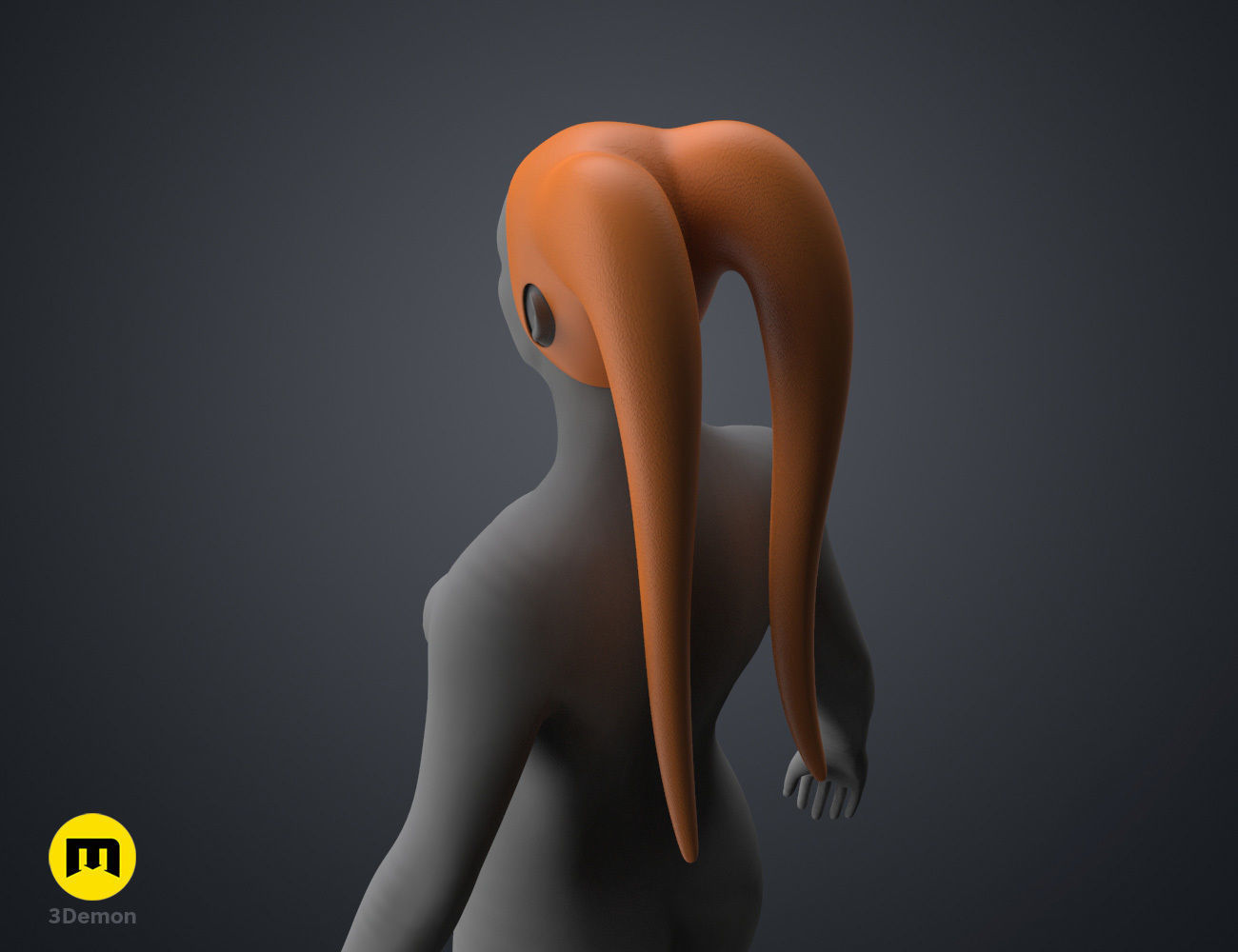 Garsa Fwips Lekku Mold - Star Wars Book of Boba Fett 3D print model_16