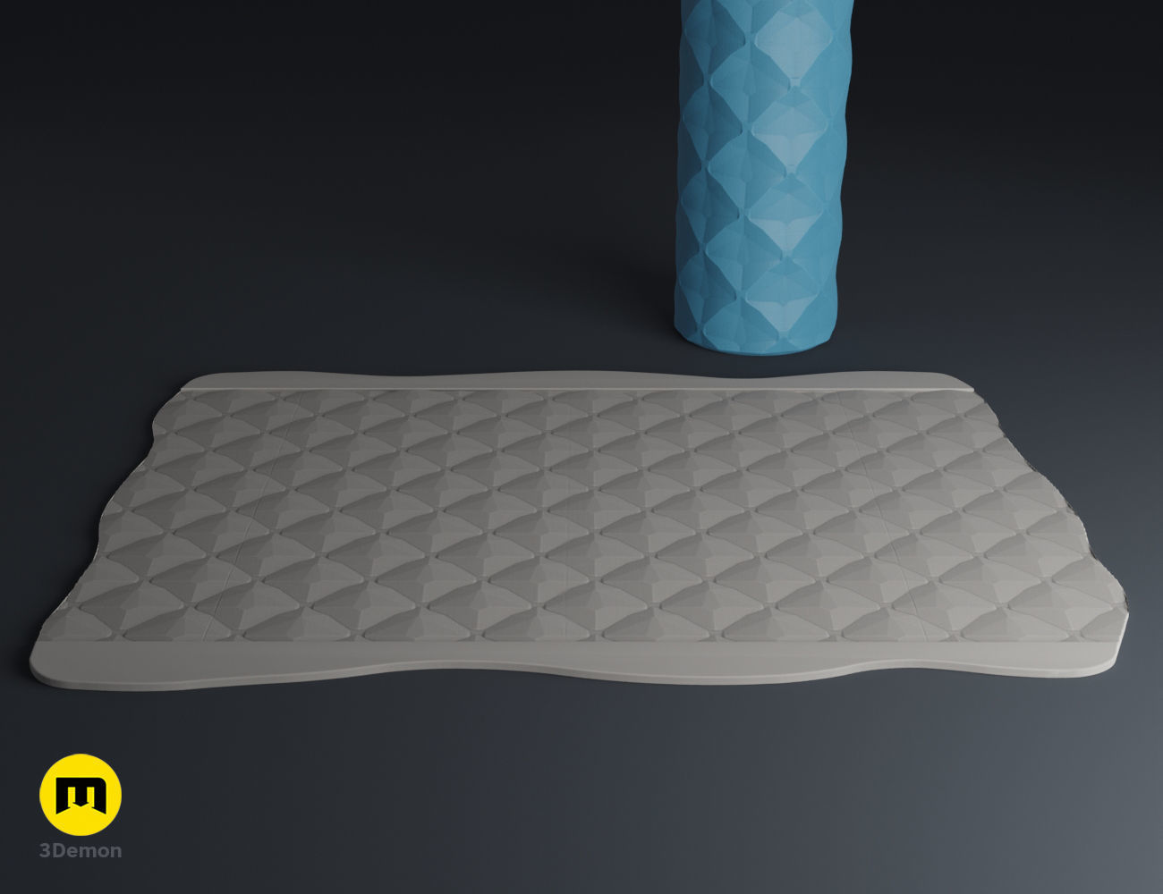 Texture Rollers - Dragon and Fish Scales 3D model 3D printable | CGTrader