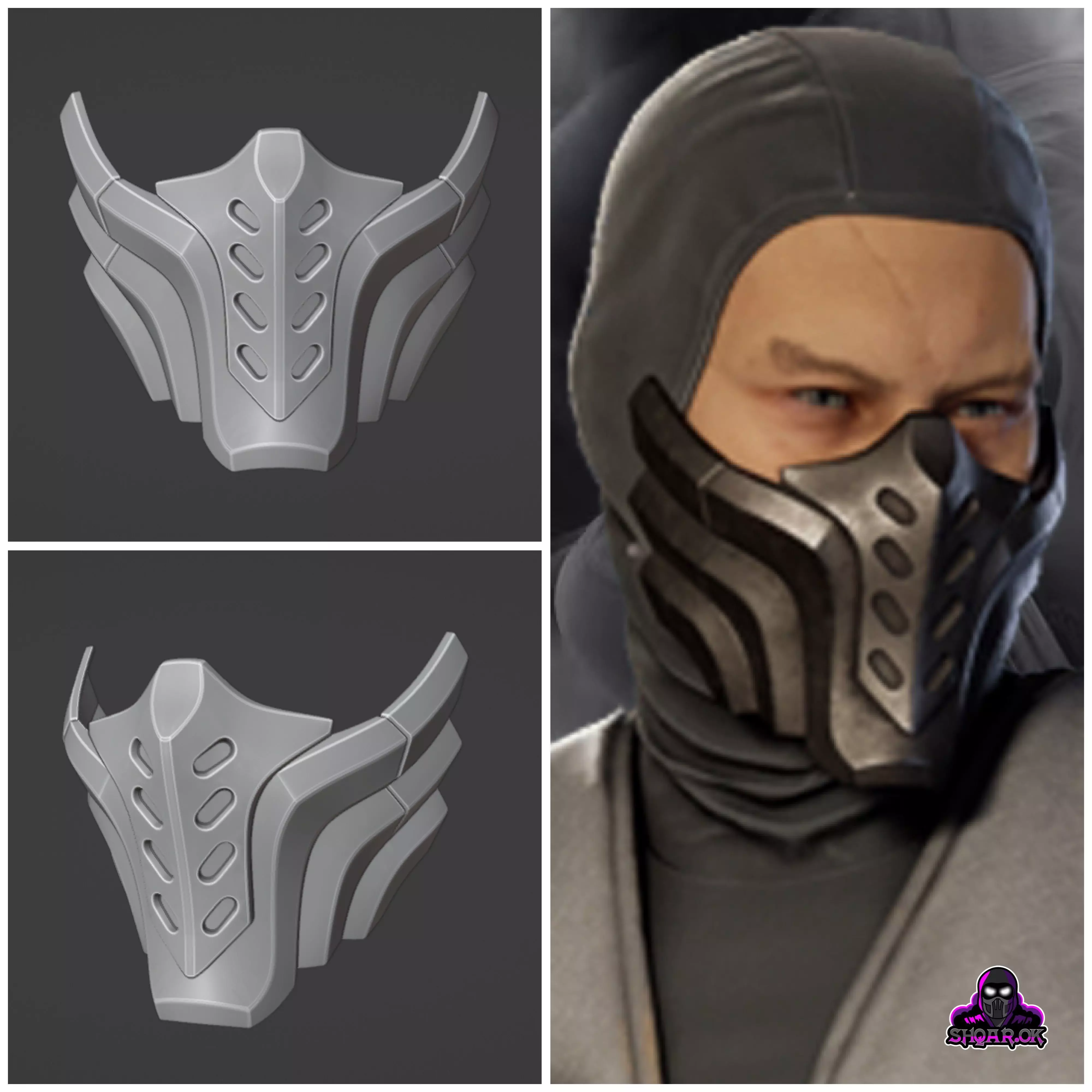 Smoke mask  from MK1 -  S95 3D print model_0