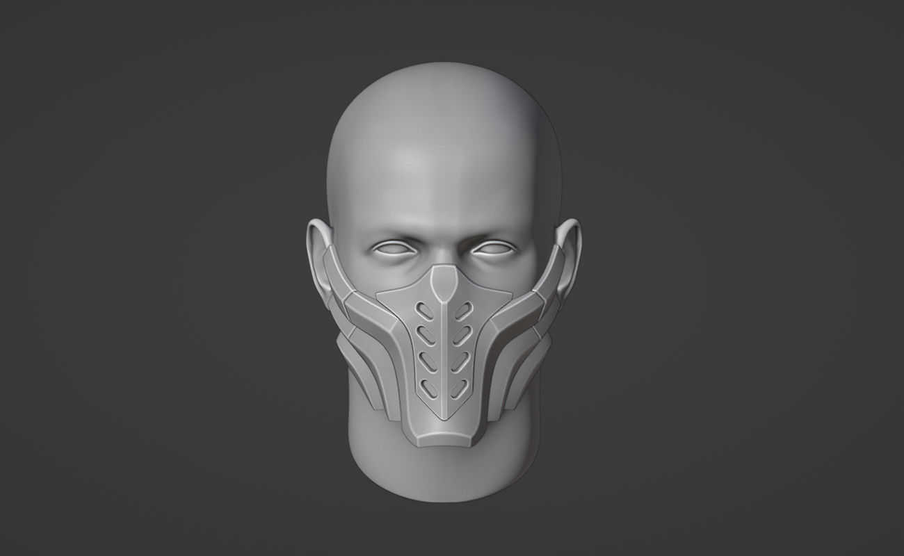 Smoke mask  from MK1 -  S95 3D print model_1