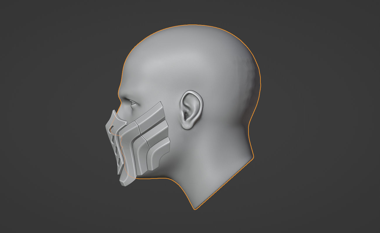 Smoke mask  from MK1 -  S95 3D print model_2