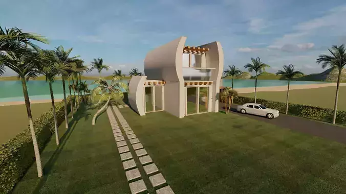 3D Dubai Villa 3D Model 3D model