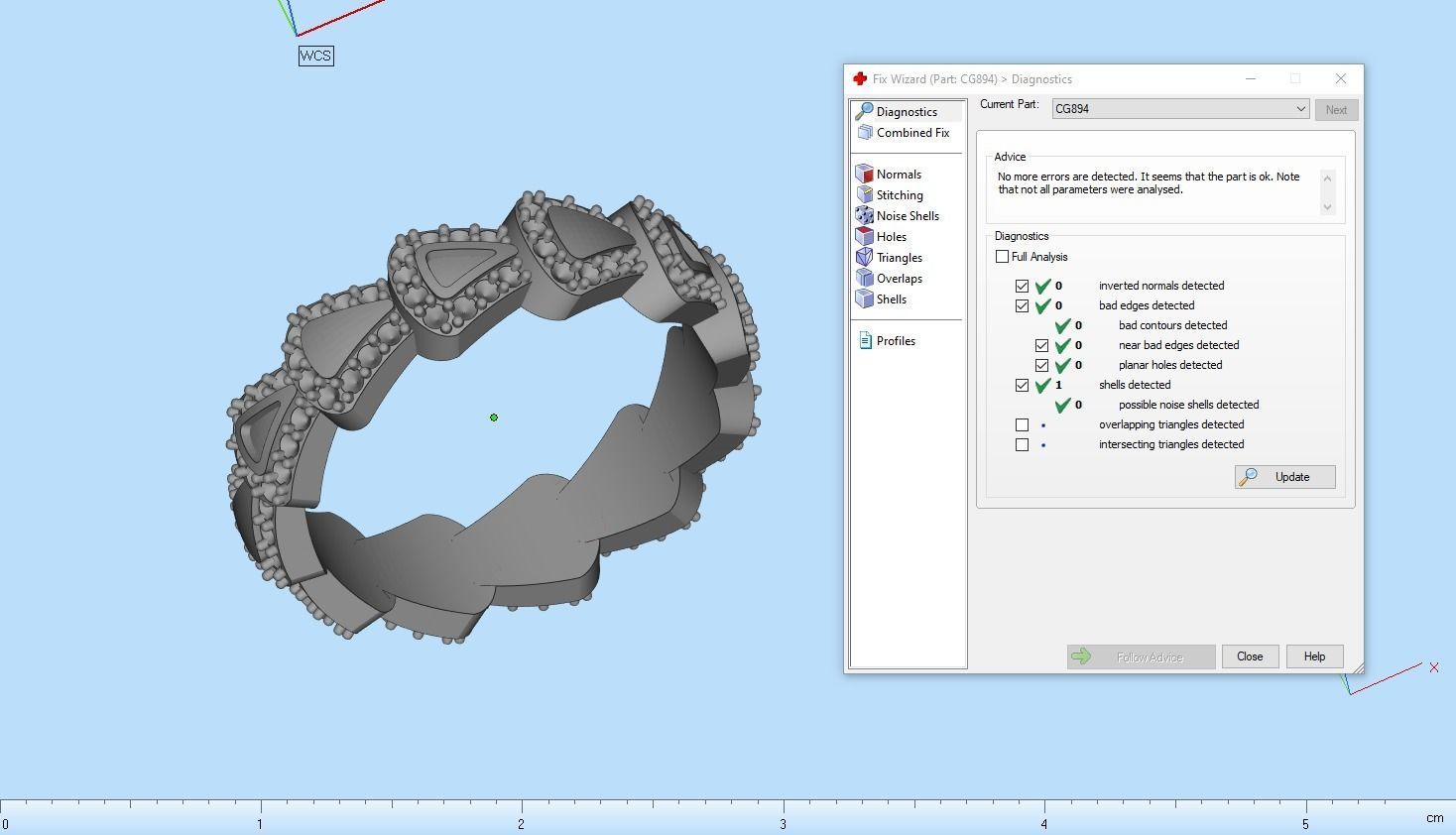 Enamel Serpenti collection ring with gems model 894 3D print model_5