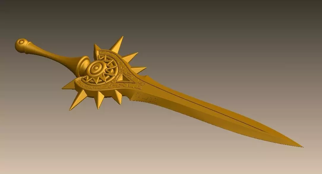 3D model Forgitten Blade from Lineage2 3D print model_0