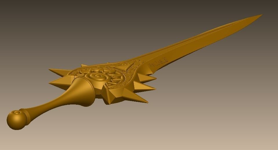 3D model Forgitten Blade from Lineage2 3D print model_4