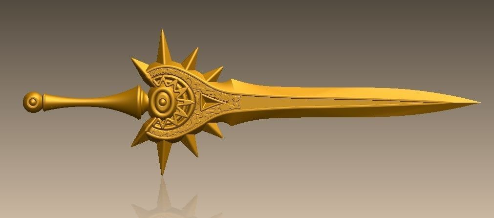 3D model Forgitten Blade from Lineage2 3D print model_2