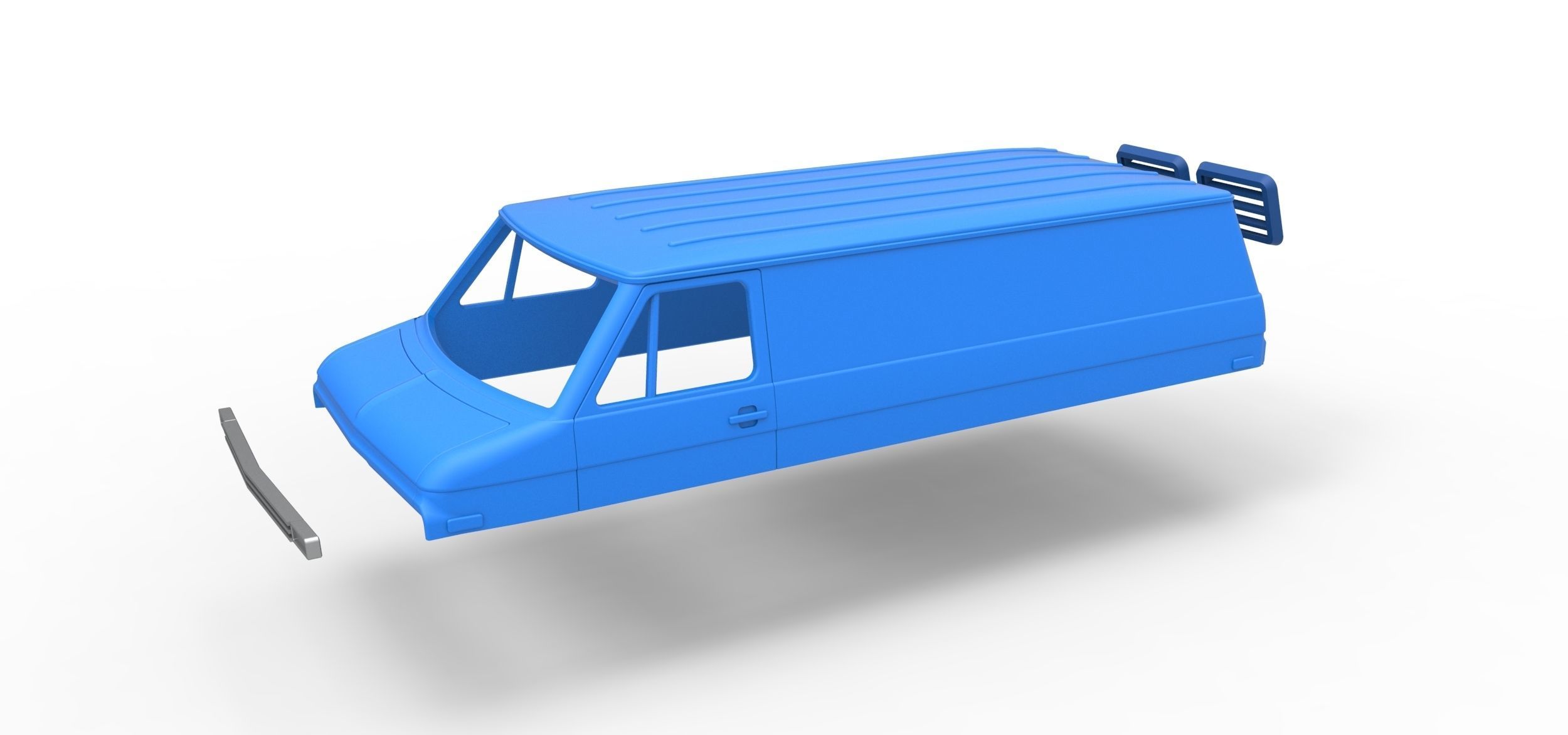 Shell for Vintage Monster tank Version 2 Scale 1 to 25 3D print model_13