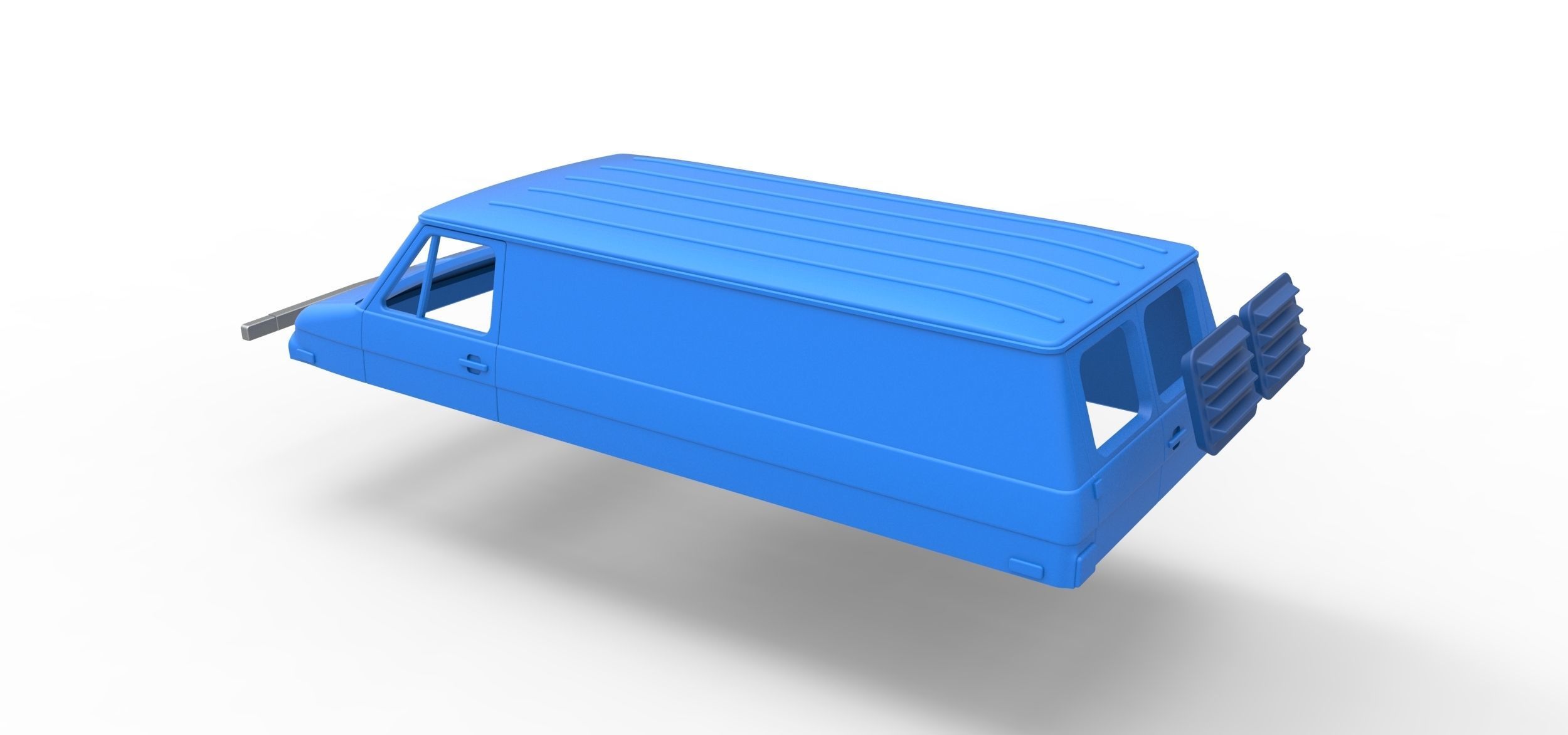 Shell for Vintage Monster tank Version 2 Scale 1 to 25 3D print model_15