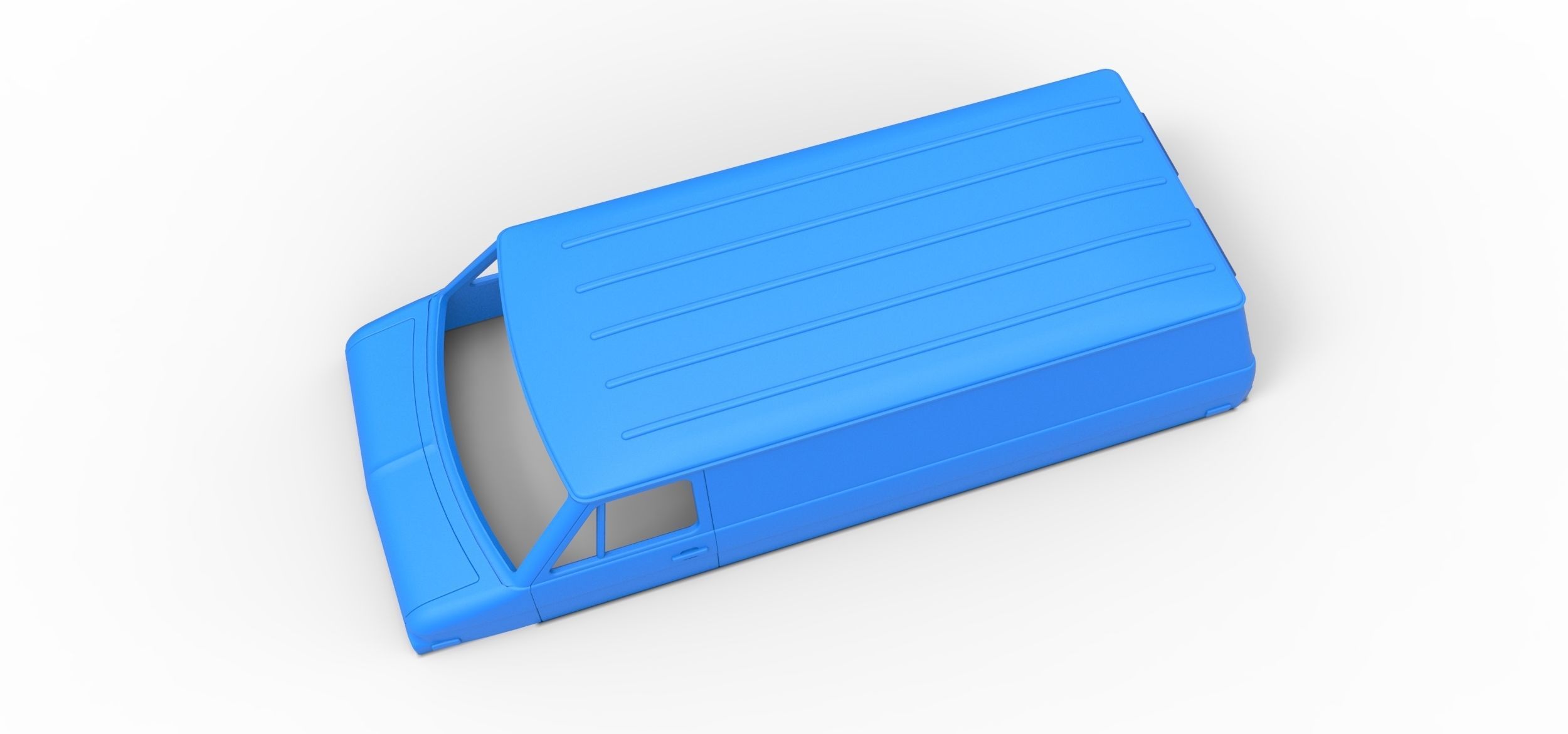 Shell for Vintage Monster tank Version 2 Scale 1 to 25 3D print model_2