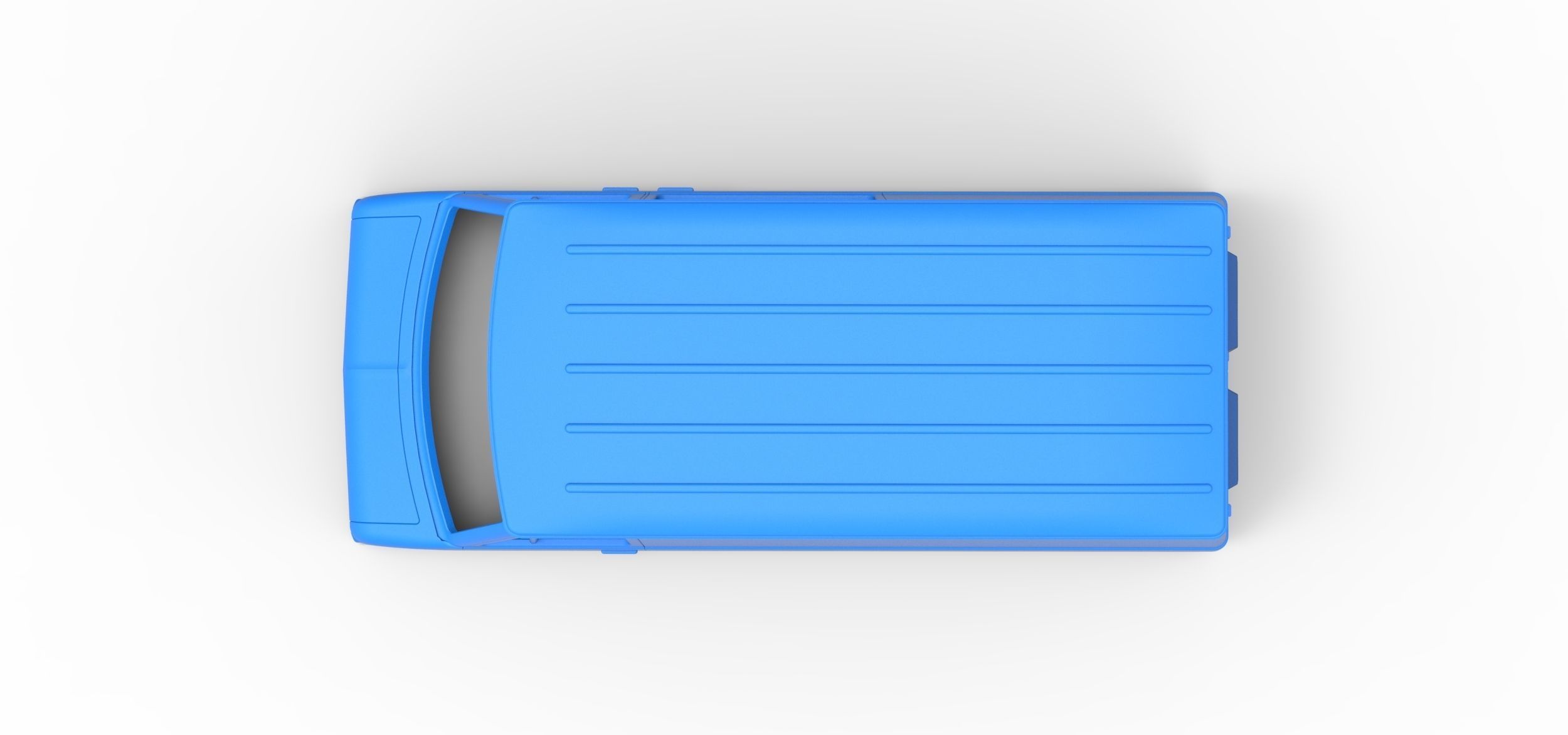 Shell for Vintage Monster tank Version 2 Scale 1 to 25 3D print model_8