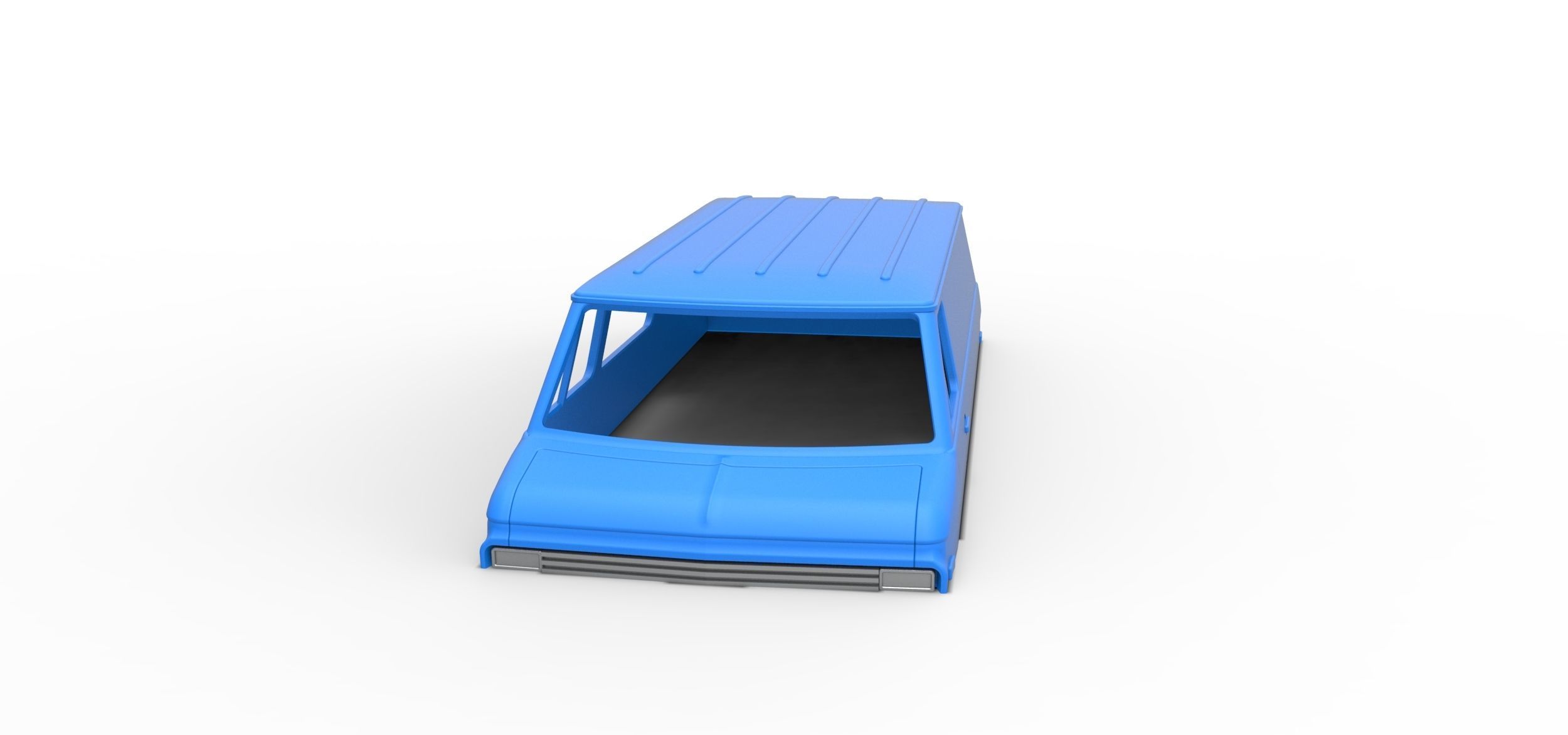 Shell for Vintage Monster tank Version 2 Scale 1 to 25 3D print model_3