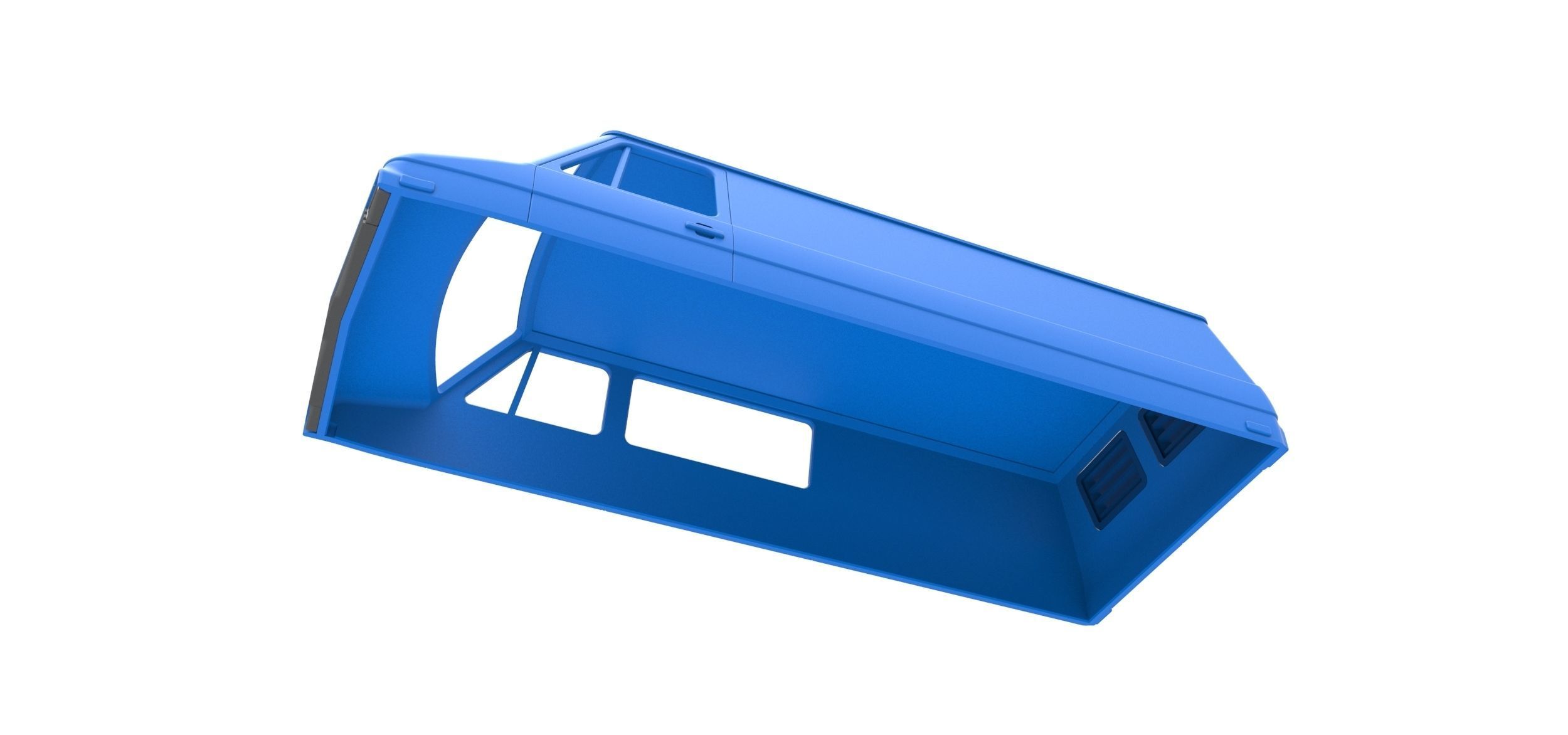 Shell for Vintage Monster tank Version 2 Scale 1 to 25 3D print model_1