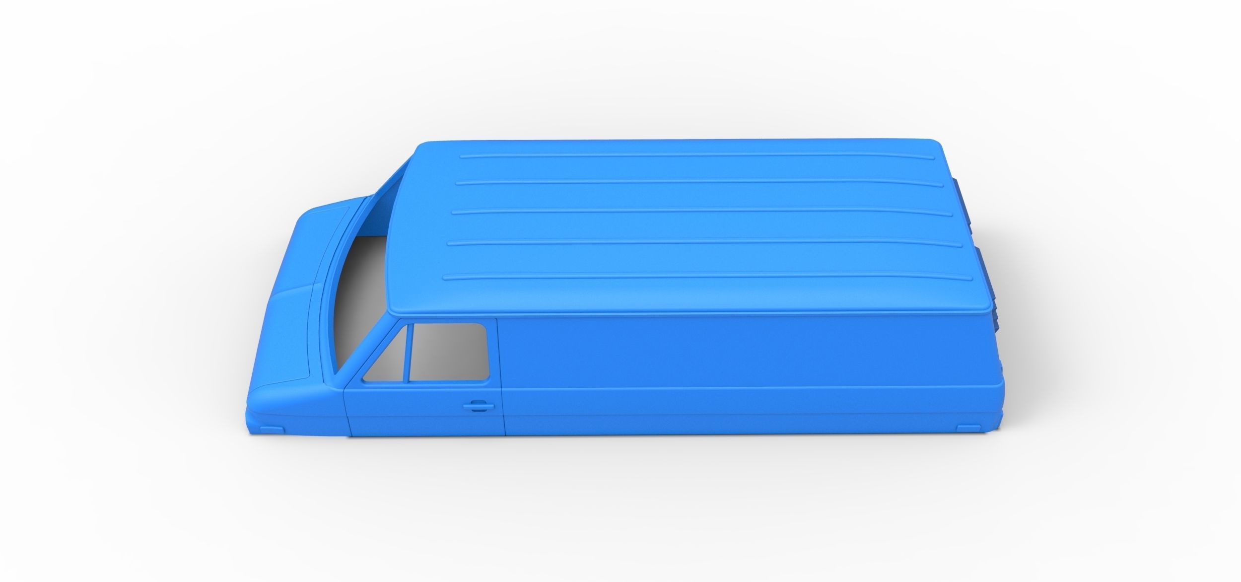 Shell for Vintage Monster tank Version 2 Scale 1 to 25 3D print model_7