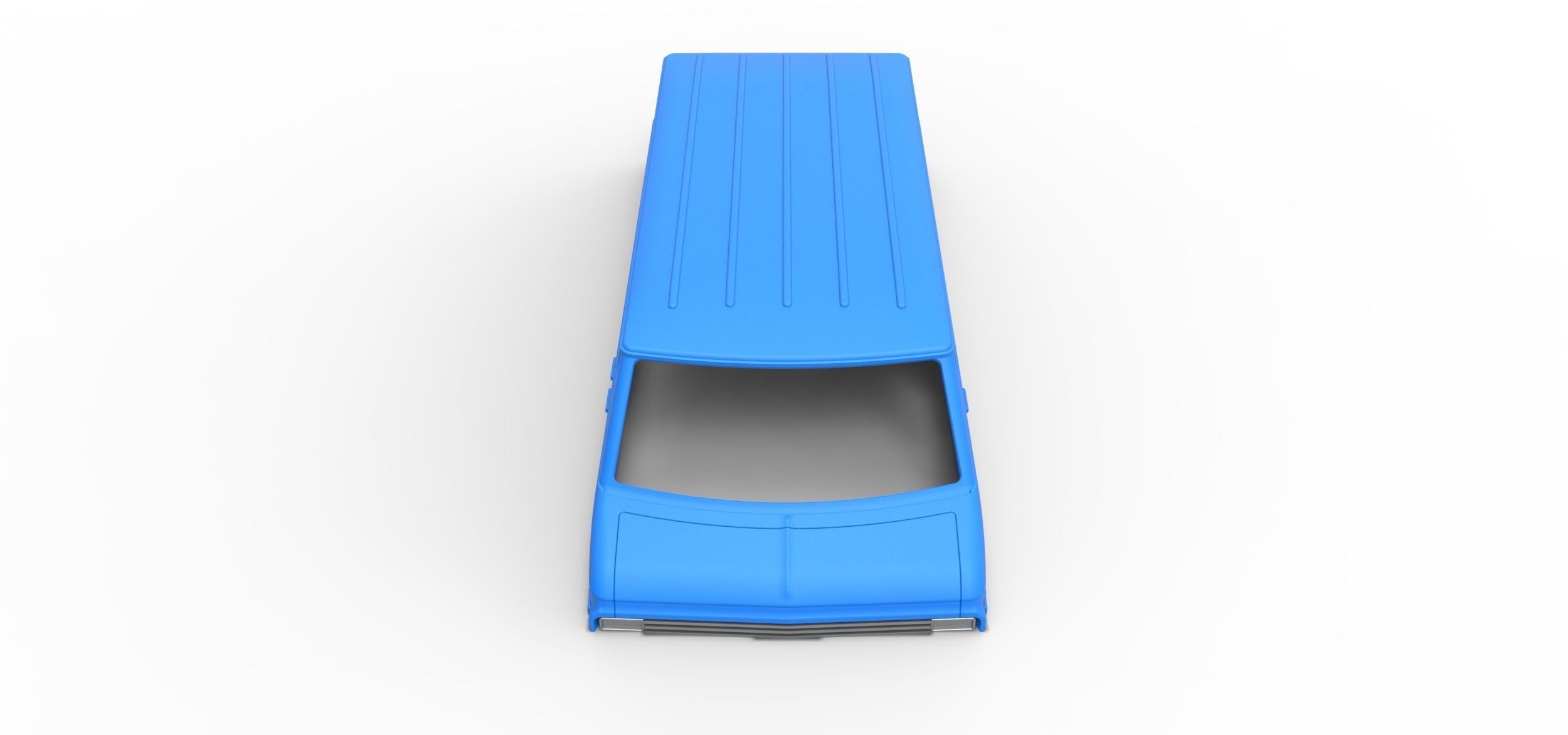 Shell for Vintage Monster tank Version 2 Scale 1 to 25 3D print model_5