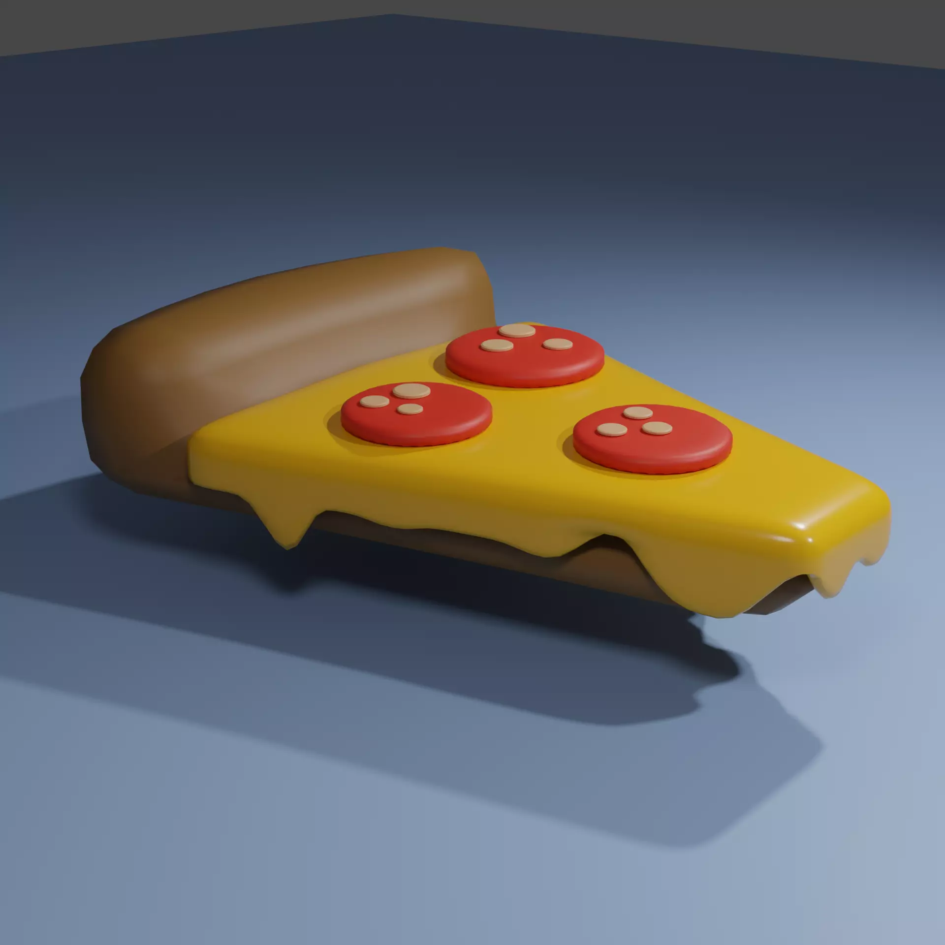 Pizza Free low-poly 3D model