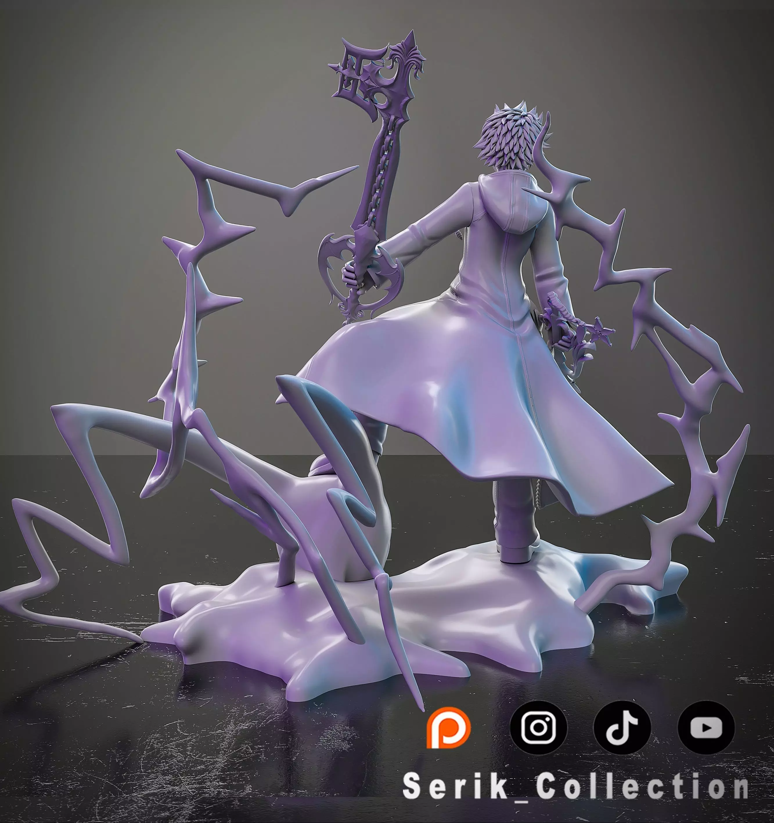 ROXAS - KINGDOM HEARTS 3D print model_4