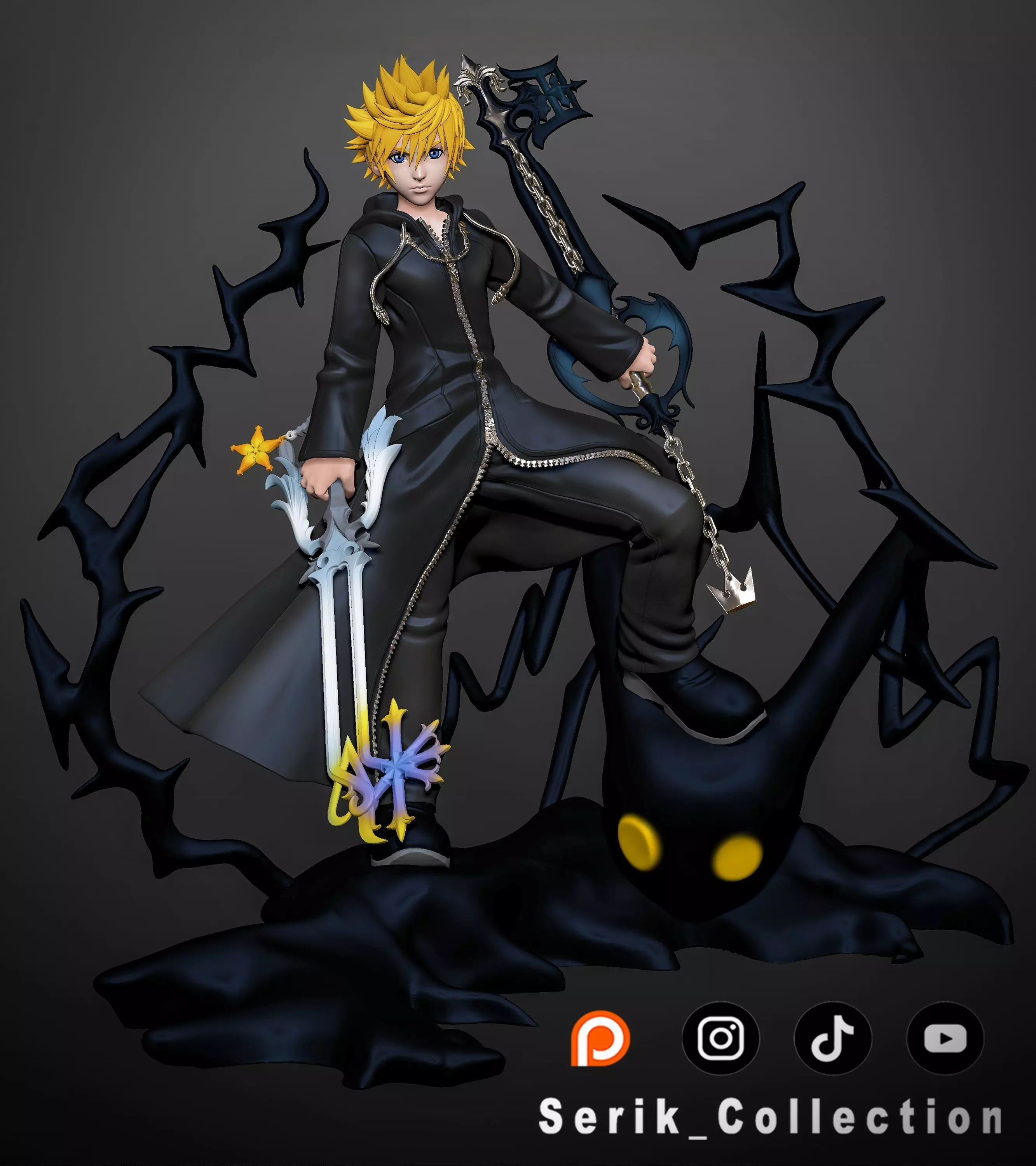 ROXAS - KINGDOM HEARTS 3D print model_2