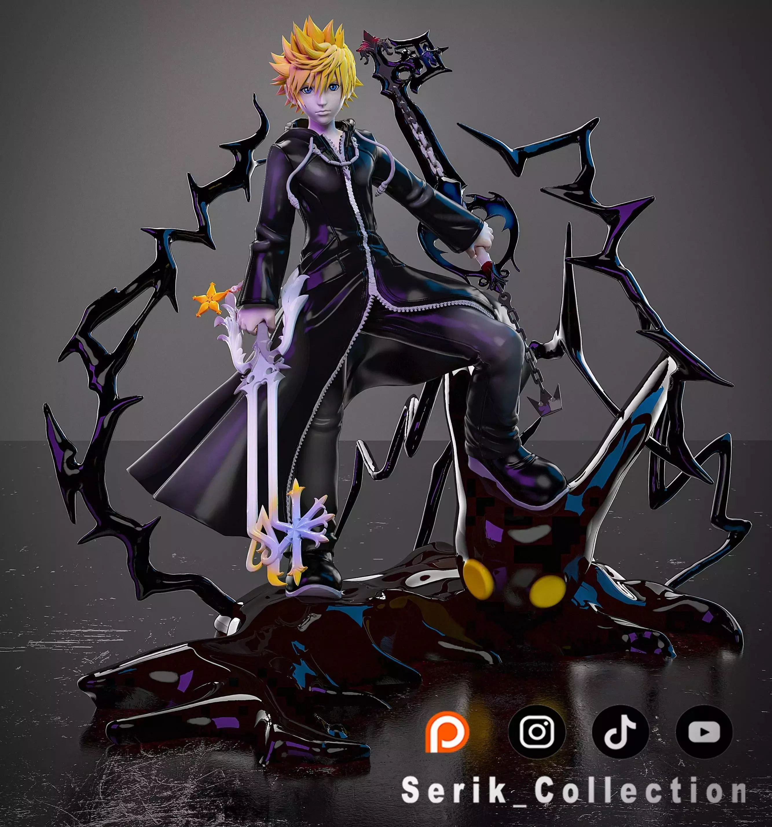 ROXAS - KINGDOM HEARTS 3D print model_0