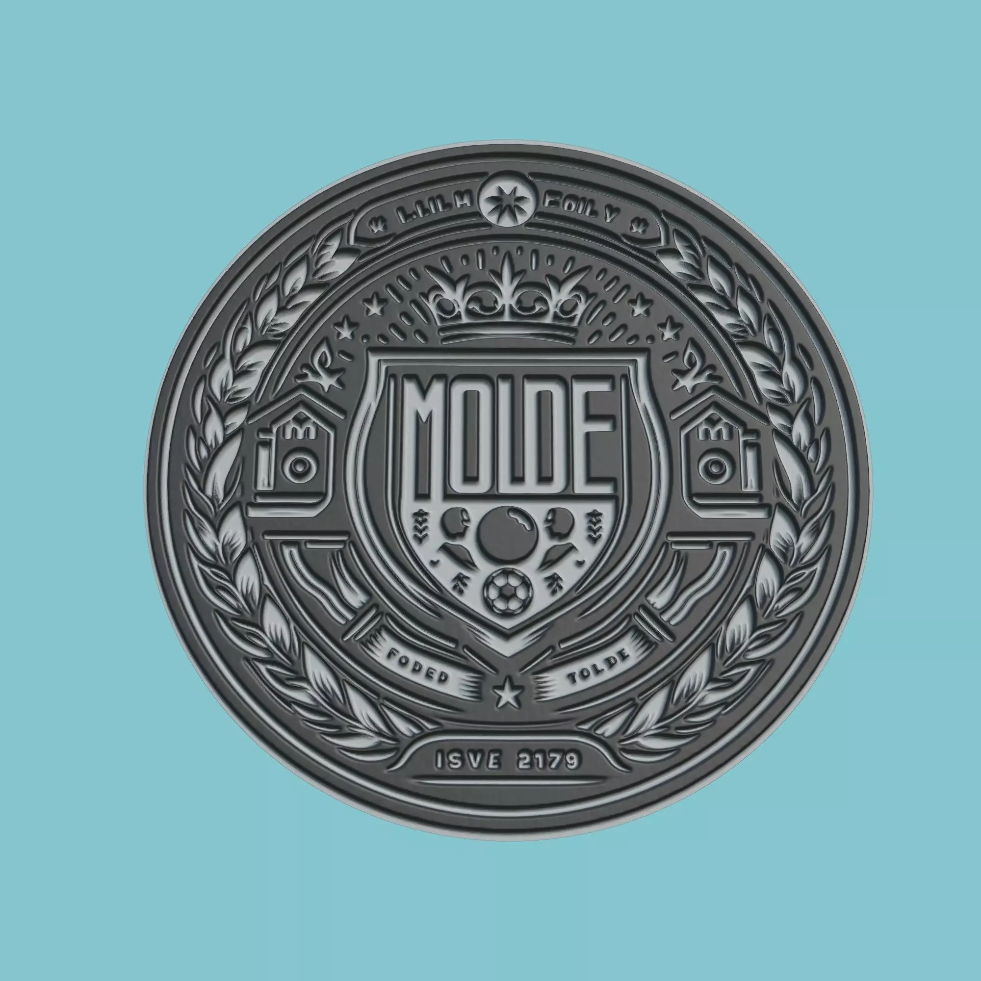 Molde FK Medallion Football 3D print model