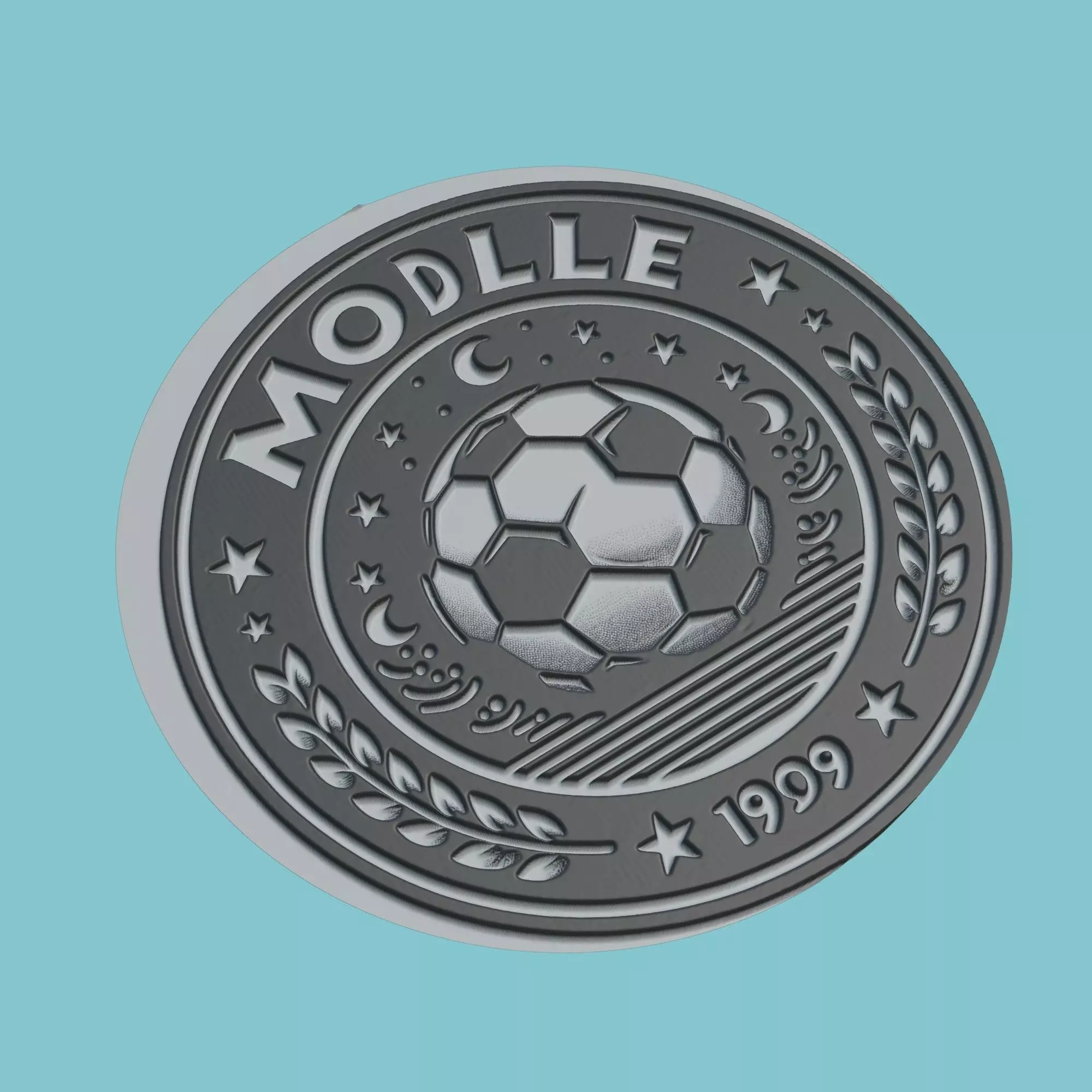 Molde FK Medallion Football 3D print model
