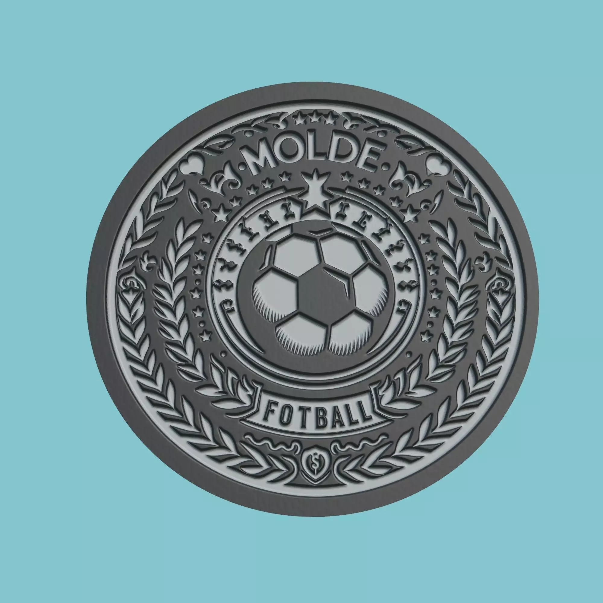 Molde FK Medallion Football 3D print model