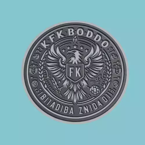 FK Glimt Medallion Football 3D print model